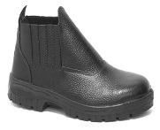 BOTA DE COURO S/CADARÇO PU